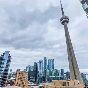 Chol Furnished Heart Of Downtown Toronto, 2 Beds, Free Parking, Cn Tower View Apartamento Toronto